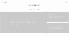 Desktop Screenshot of nosoprano.org