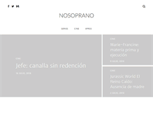 Tablet Screenshot of nosoprano.org